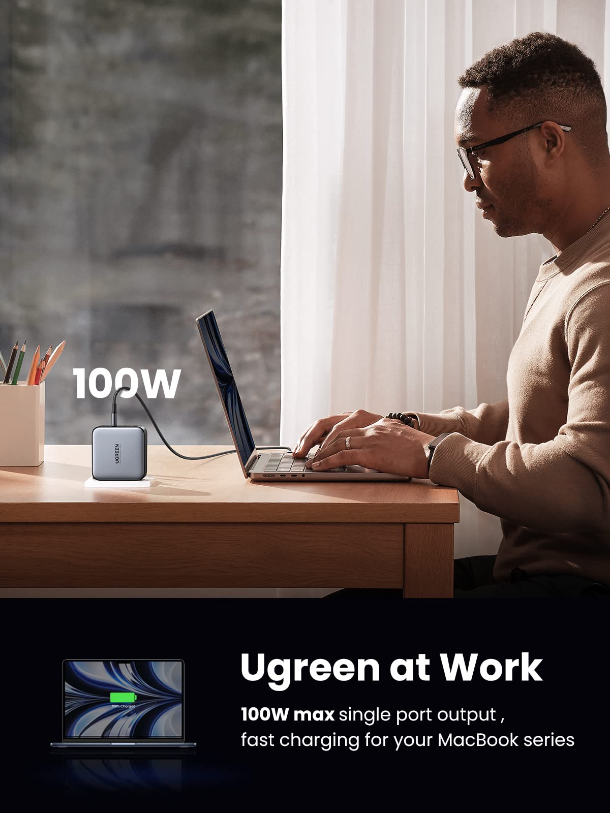 Foto 5 pulgar | Paquete De Cargadores Ugreen Usb-c De 100 W Con 2 Cables Usb-c Para Macbook - Venta Internacional.
