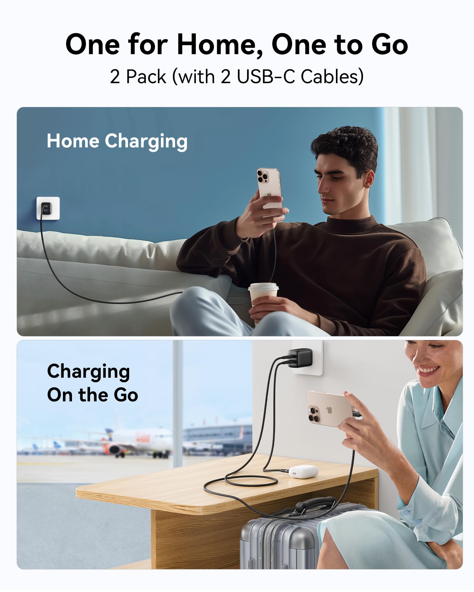 Foto 7 | Cargador Iniu Usb C 30w Pd Qc 3.0 De Doble Puerto Para Iphone Samsung - Venta Internacional.