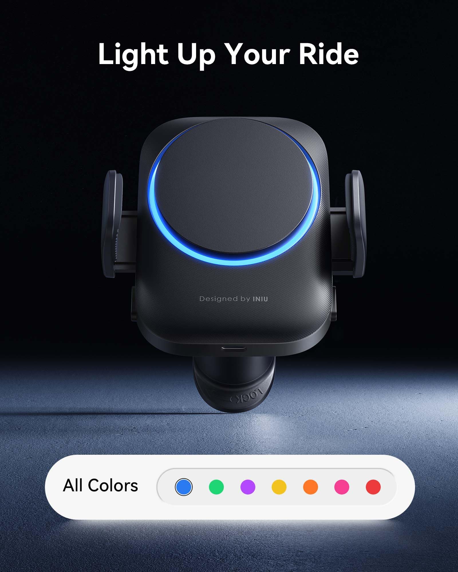 Foto 7 pulgar | Cargador Inalámbrico Con Soporte Para Teléfono De Coche Iniu 15w Qi2 Magsafe - Venta Internacional.