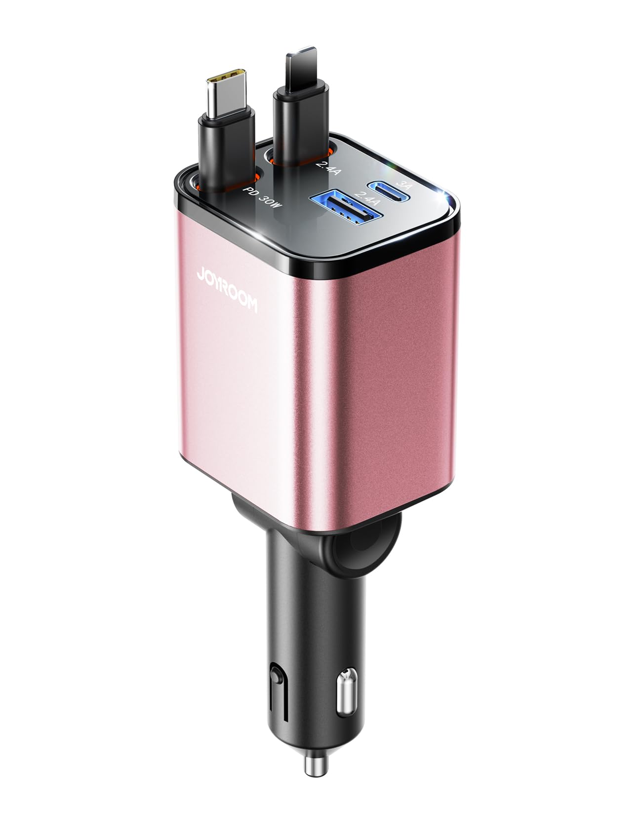 Foto 8 pulgar | [cargador De Coche] Cargador De Coche Retráctil 4 En 1 Joyroom Usb-c 69w - Venta Internacional.