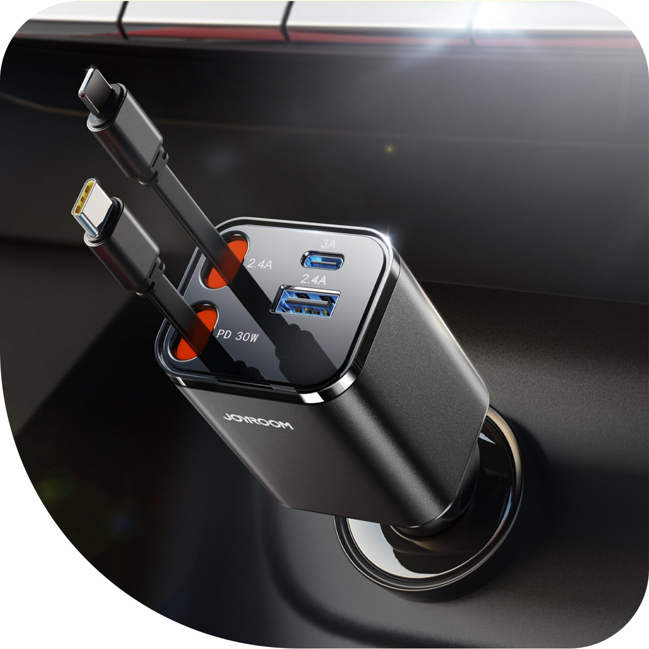 Foto 2 pulgar | [cargador De Coche] Joyroom 2025 Usb-c Ultracompacto 4 En 1 De 69 W - Venta Internacional.
