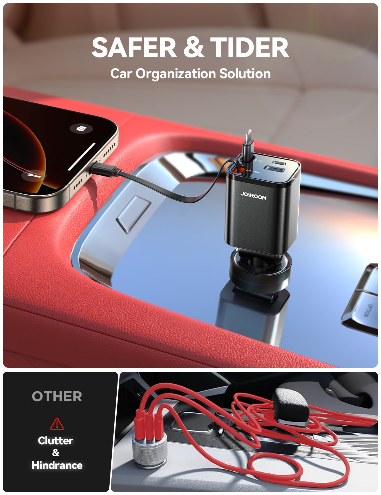 Foto 7 pulgar | [cargador De Coche] Joyroom 2025 Usb-c Ultracompacto 4 En 1 De 69 W - Venta Internacional.