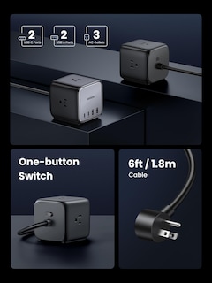 Foto 2 | Estación De Carga Ugreen Usb-c De 65 W Con Toma De Corriente Alterna Nexode 7 En 1 - Venta Internacional.