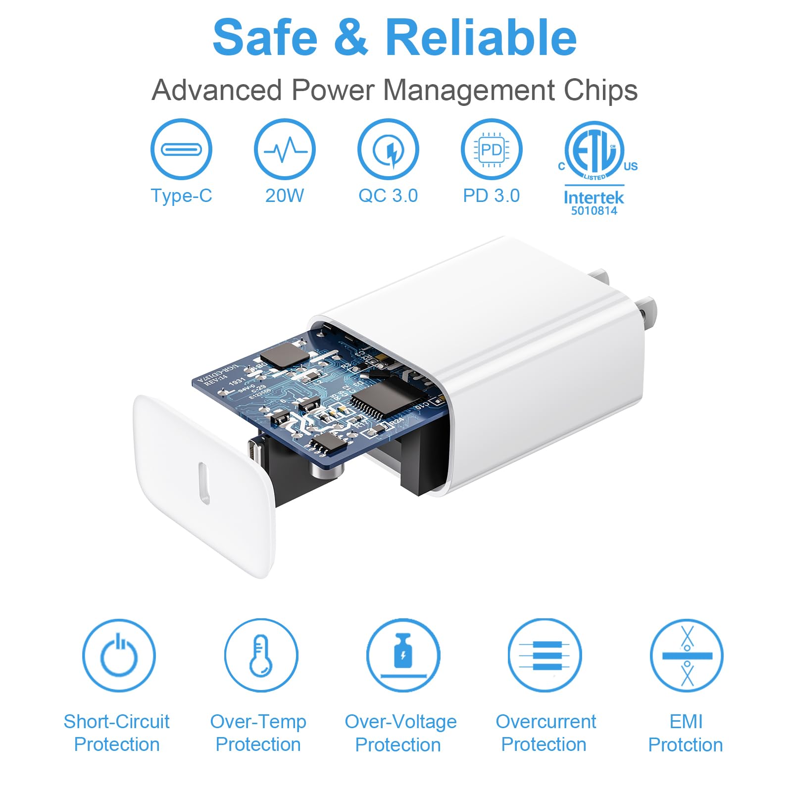 Foto 5 | Cargador Romitaz De Carga Rápida Tipo C De 20 W Para Iphone 16 15 - Venta Internacional.