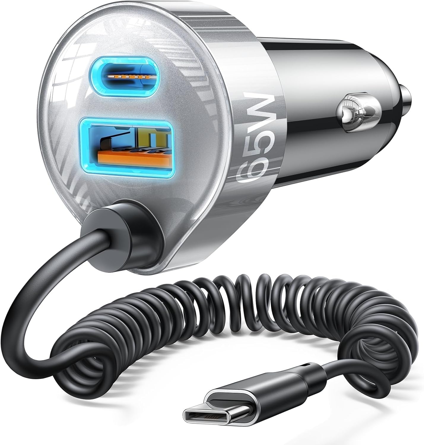 Foto 2 pulgar | Cargador De Coche Lisen 65w Usb C De Carga Rápida Para Iphone 15/16 - Venta Internacional.