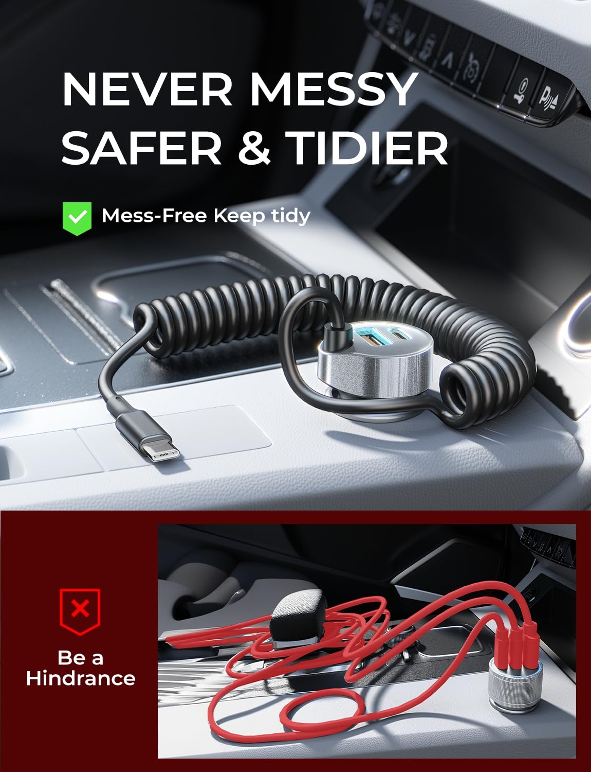 Foto 5 pulgar | Cargador De Coche Lisen 65w Usb C De Carga Rápida Para Iphone 15/16 - Venta Internacional.