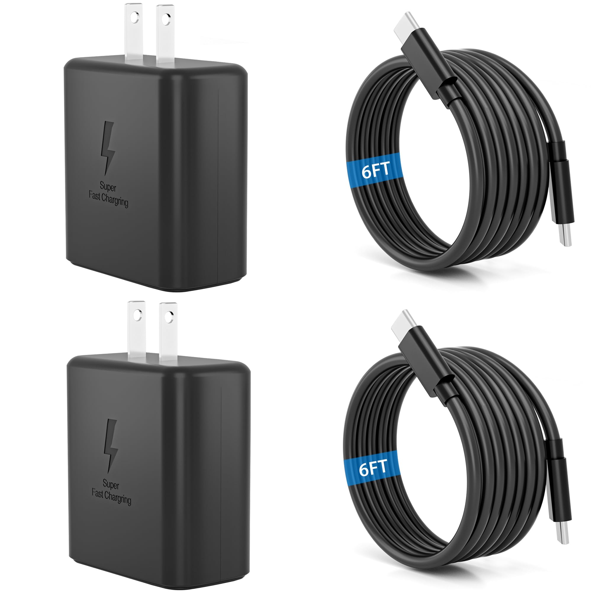 Foto 2 pulgar | Cargador Nnqekbuf, 45 W, Superrápido, Tipo C, Usb C, Android, Paquete De 2 - Venta Internacional.