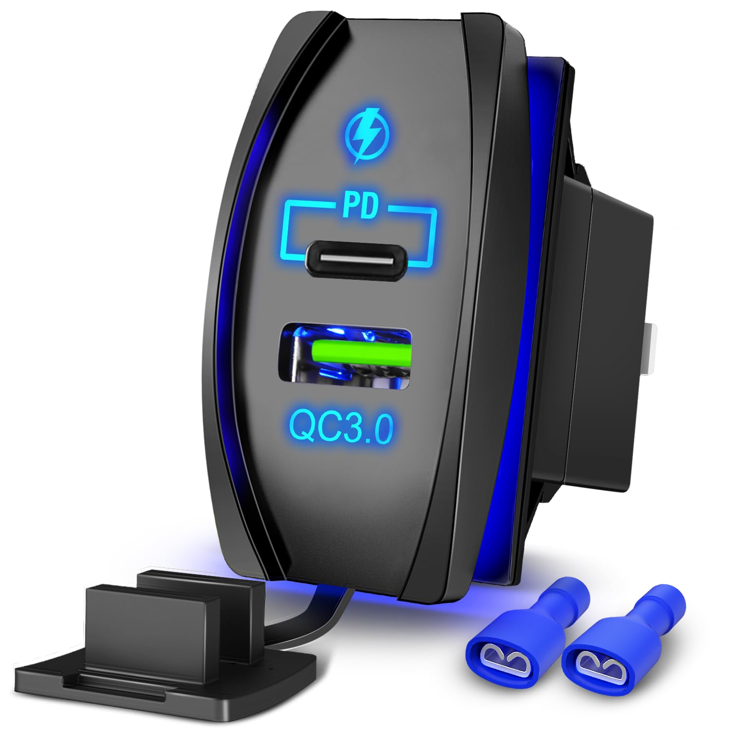 Enchufe Usb Nilight Rocker Switch, Estilo 4.2 A Pd Tipo C - Venta Internacional. $513