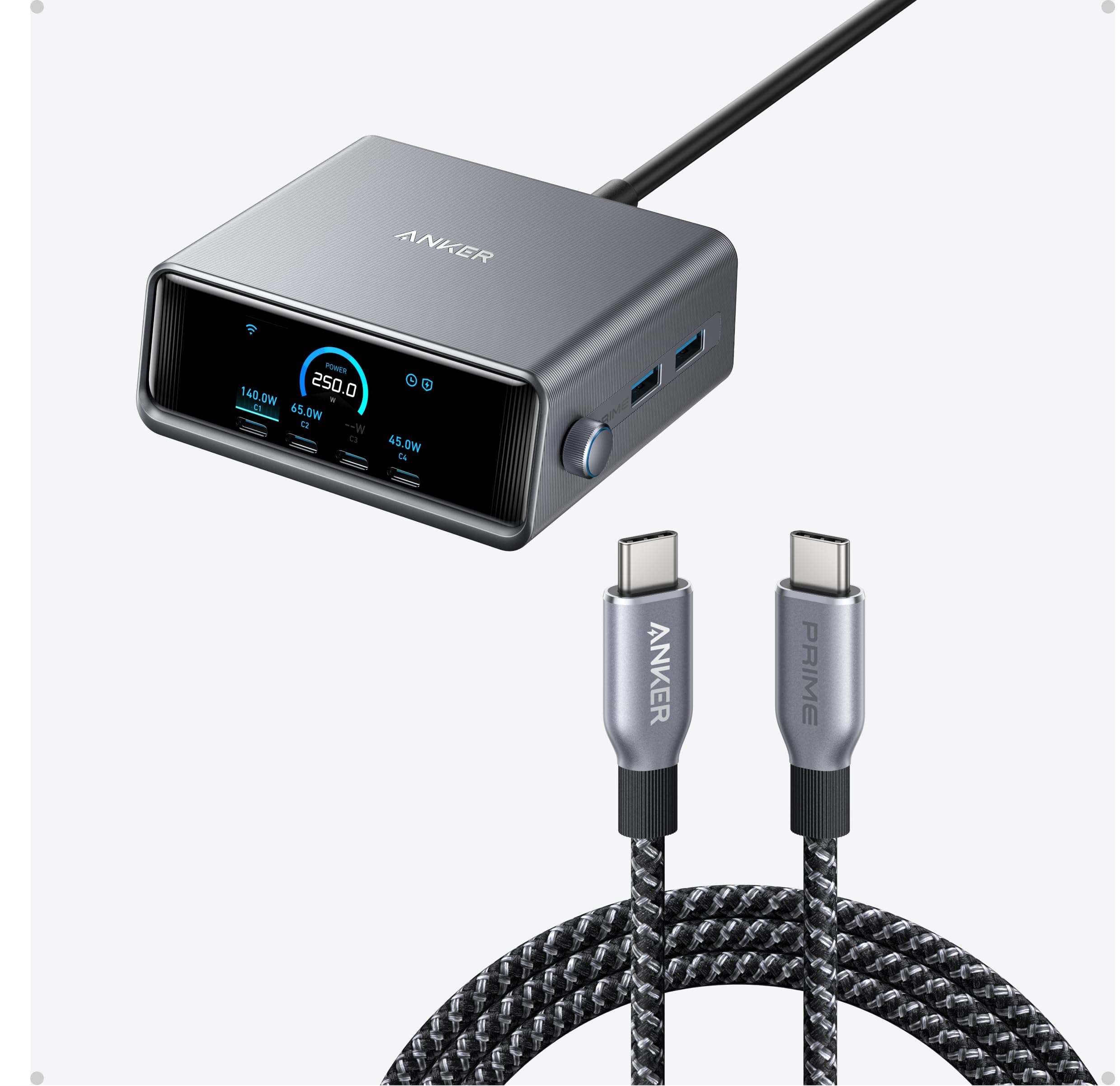 Cable + Estación De Carga Anker Prime Usb C A Usb C 240w - Venta Internacional. $5,787