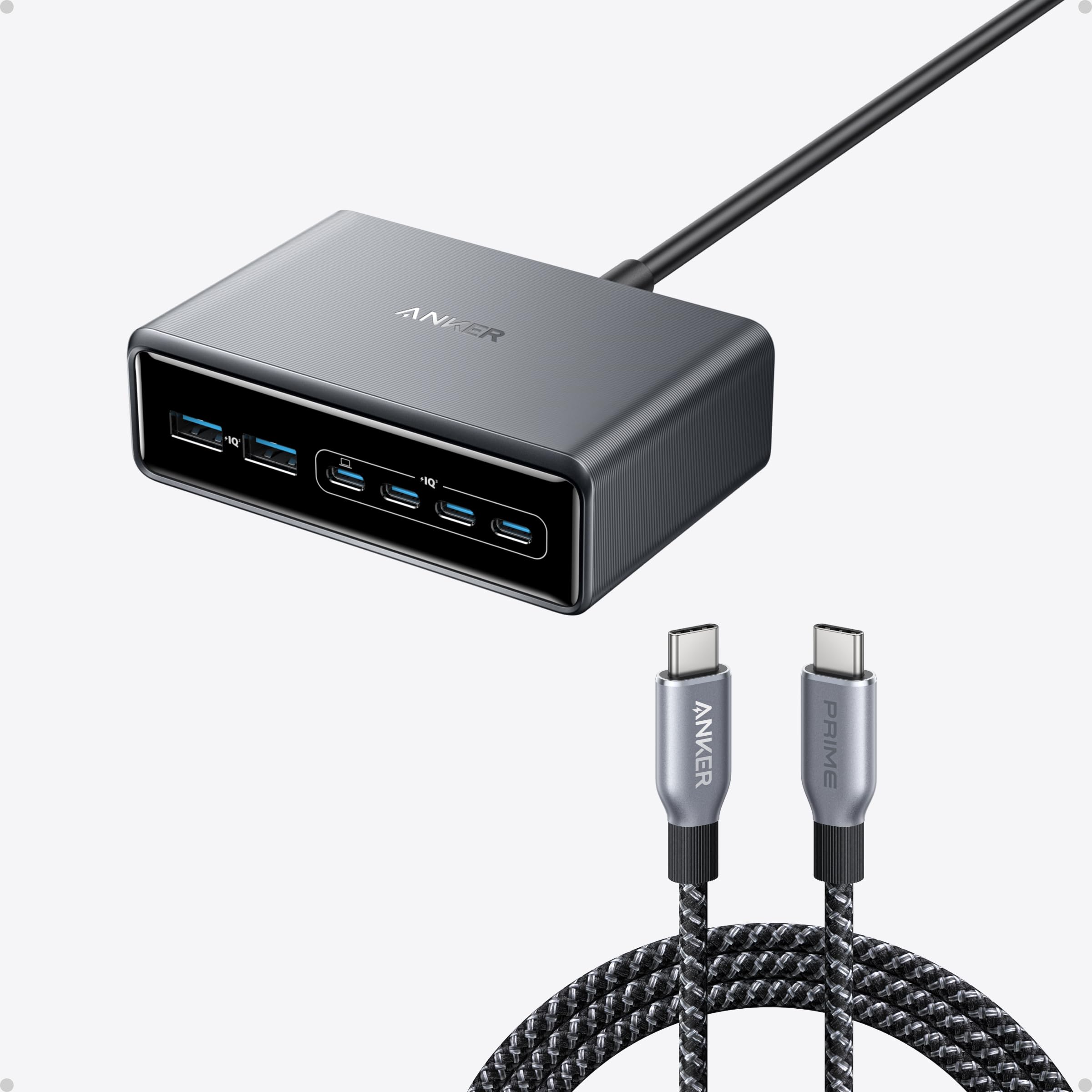 Foto 2 pulgar | Estación De Carga Anker Prime Cable Gan+ Usb C De 200 W Y 6 Puertos - Venta Internacional.