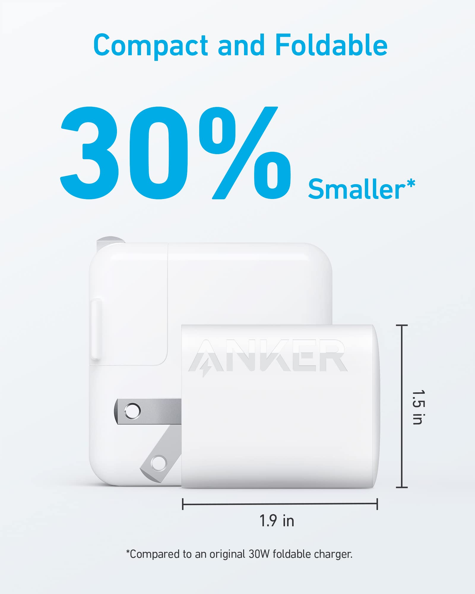 Foto 5 pulgar | Cargador Anker Usb-c 312 De 30 W Diseño Compacto - Venta Internacional