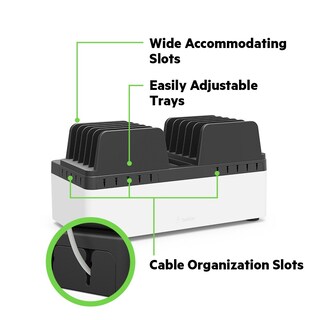 Foto 7 | Estación De Carga Belkin Store And Charge Para Ordenadores Portátiles Y Tabletas - Venta Internacional.