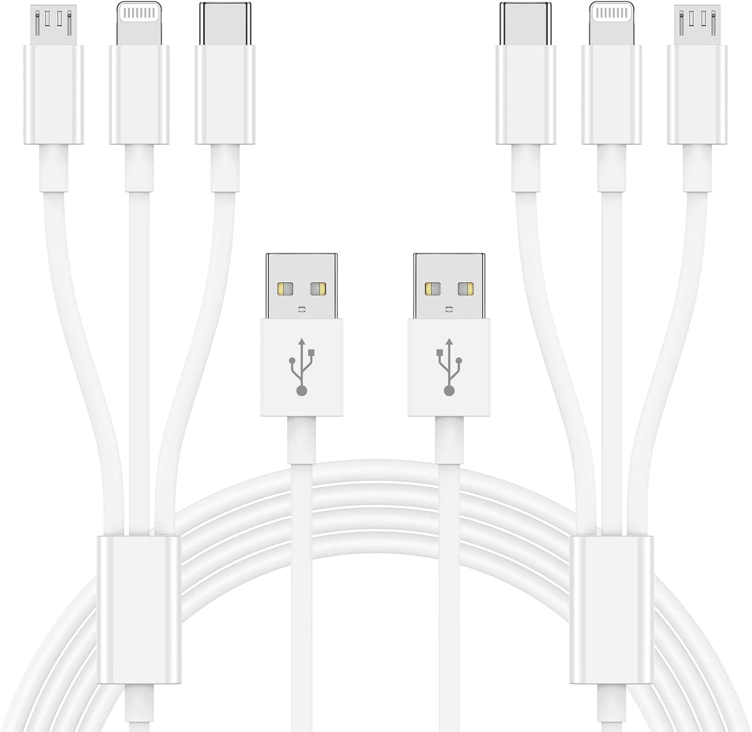 Foto 2 pulgar | Cable De Carga Cyvensmart 3 En 1 Usb-a A Lightning/usb-c/micro - Venta Internacional.