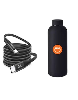 Foto 1 | Cable De Datos Tipo C A Tipo 2 Metros + Gratis Termo Güish De Regalo