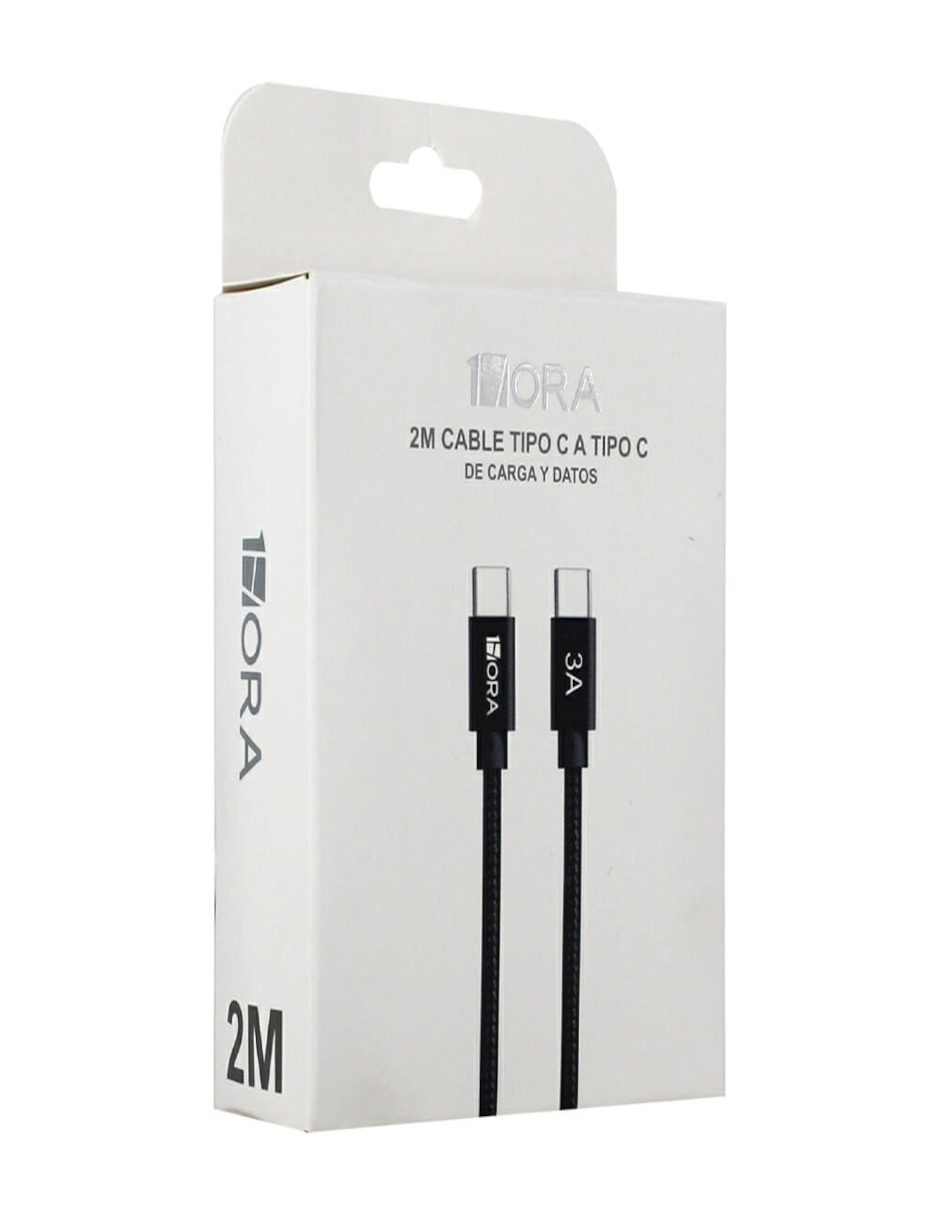 Foto 4 | Cable De Datos Tipo C A Tipo 2 Metros + Gratis Termo Güish De Regalo
