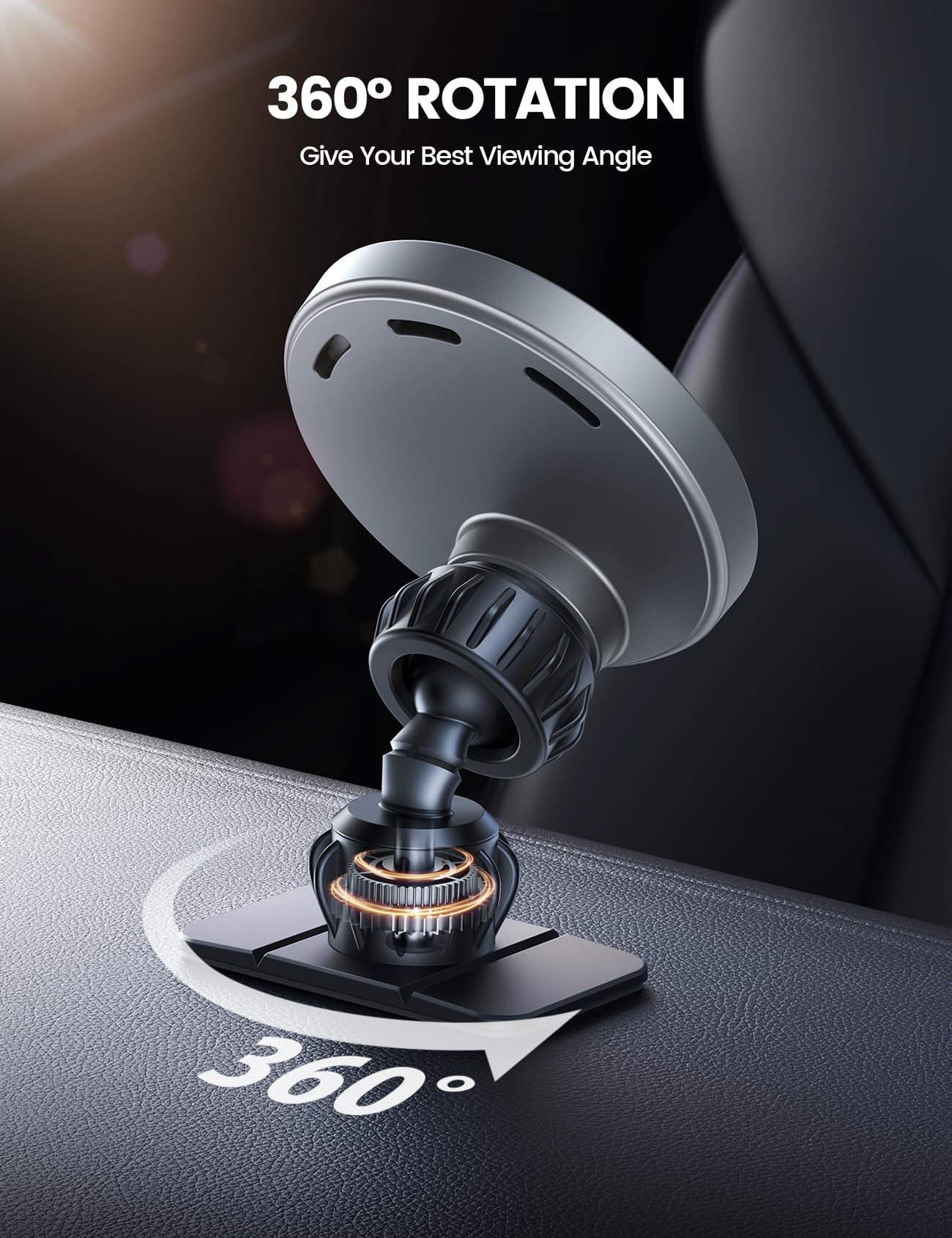Foto 7 pulgar | Cargador Inalámbrico De Coche Lamicall 15w Para Iphone 16 Pro Max - Venta Internacional.