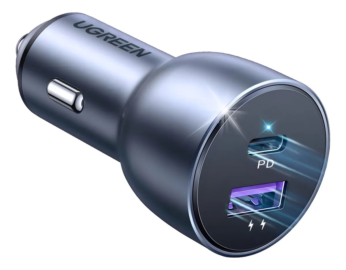 Foto 1 | Cargador Para Carro Ugreen 2-port Fast Car Charger 52.5w Negro