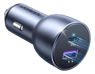 Foto 1 | Cargador Para Carro Ugreen 2-port Fast Car Charger 52.5w Negro