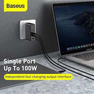 Foto 2 | Cargador Usb C Baseus Cargador Rápido Gan Ii De 120 W Con Cable De 100 W - Venta Internacional.