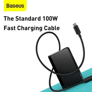 Foto 6 | Cargador Usb C Baseus Cargador Rápido Gan Ii De 120 W Con Cable De 100 W - Venta Internacional.
