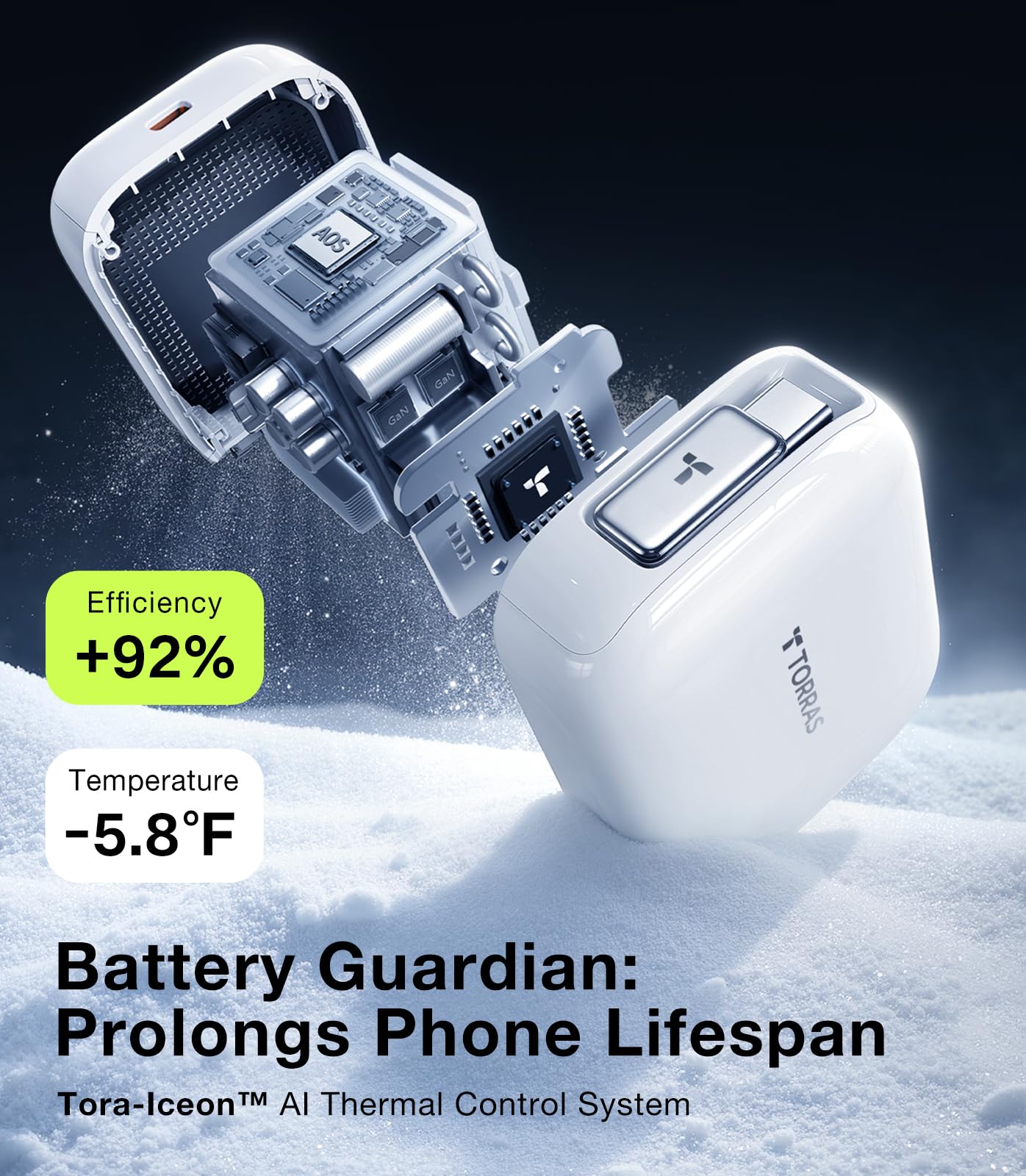 Foto 6 | Bloque De Carga Torras Flexline De 67 W Usb C De Doble Puerto Para Iphone - Venta Internacional.