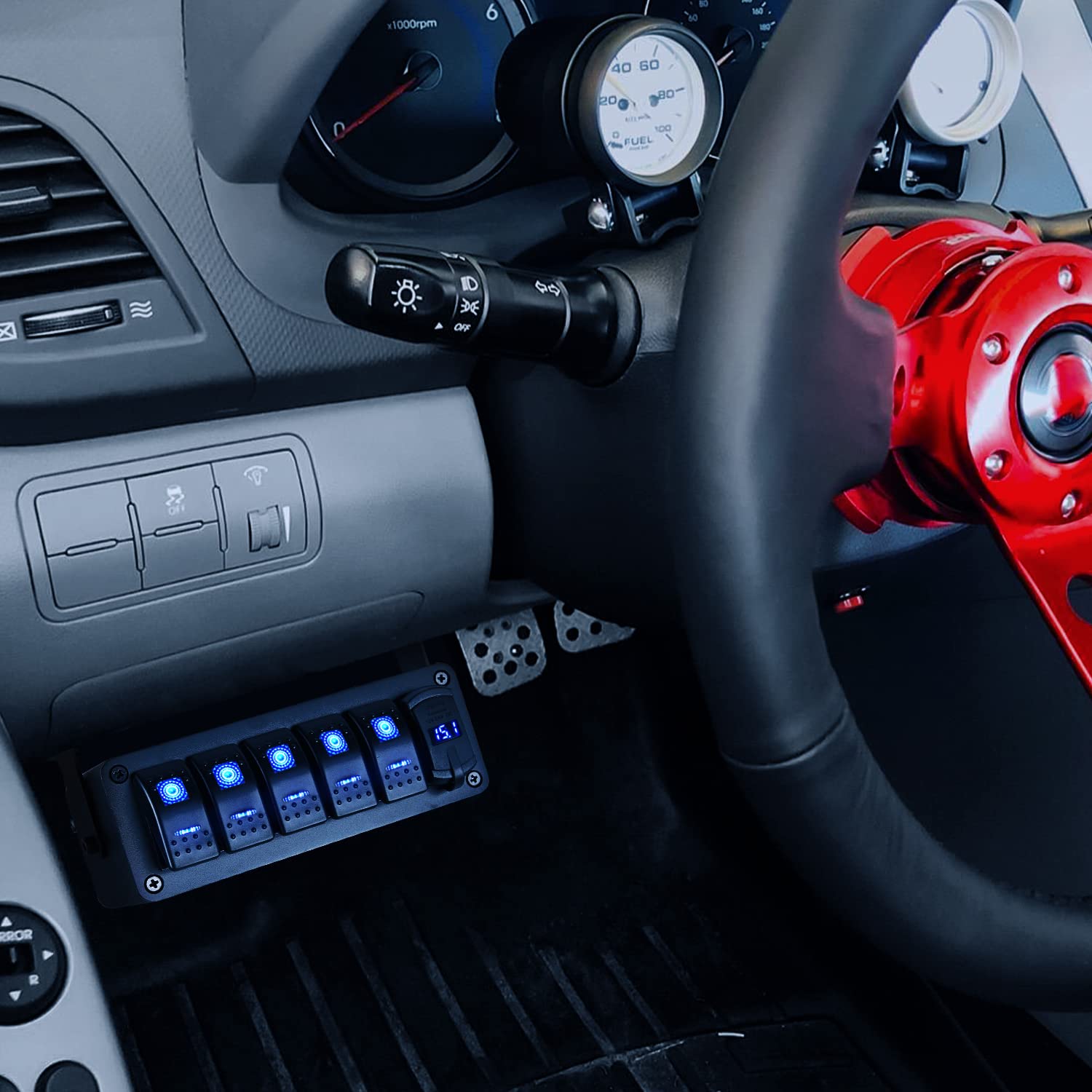 Foto 6 | Switch Box Nilight De 4 Canales, 12 V, Con Cargador Pd Tipo C Y Qc 3.0 - Venta Internacional.