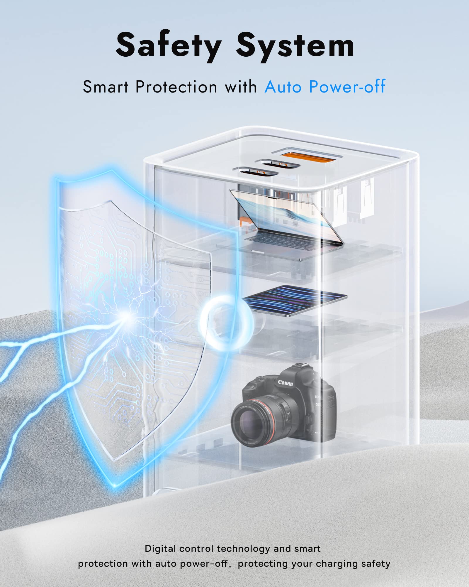 Foto 6 pulgar | Protector Contra Sobretensiones Powerstrip Baseus Pd40w Con 3 Tomas De Corriente Alterna - Venta Internacional.