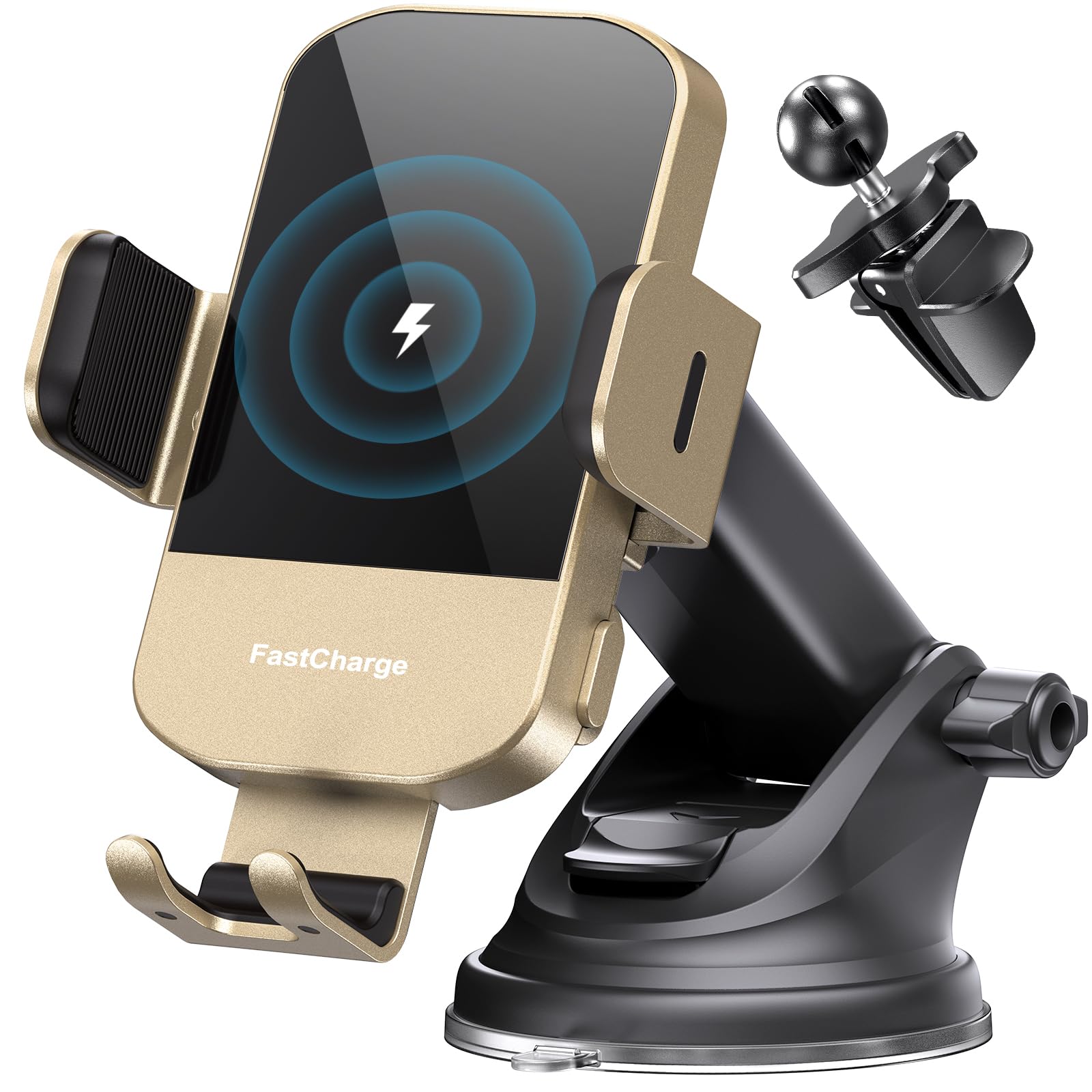 Foto 1 | Cargador De Coche Inalámbrico Chgeek, Soporte Para Teléfono De Carga Rápida De 15 W - Venta Internacional.