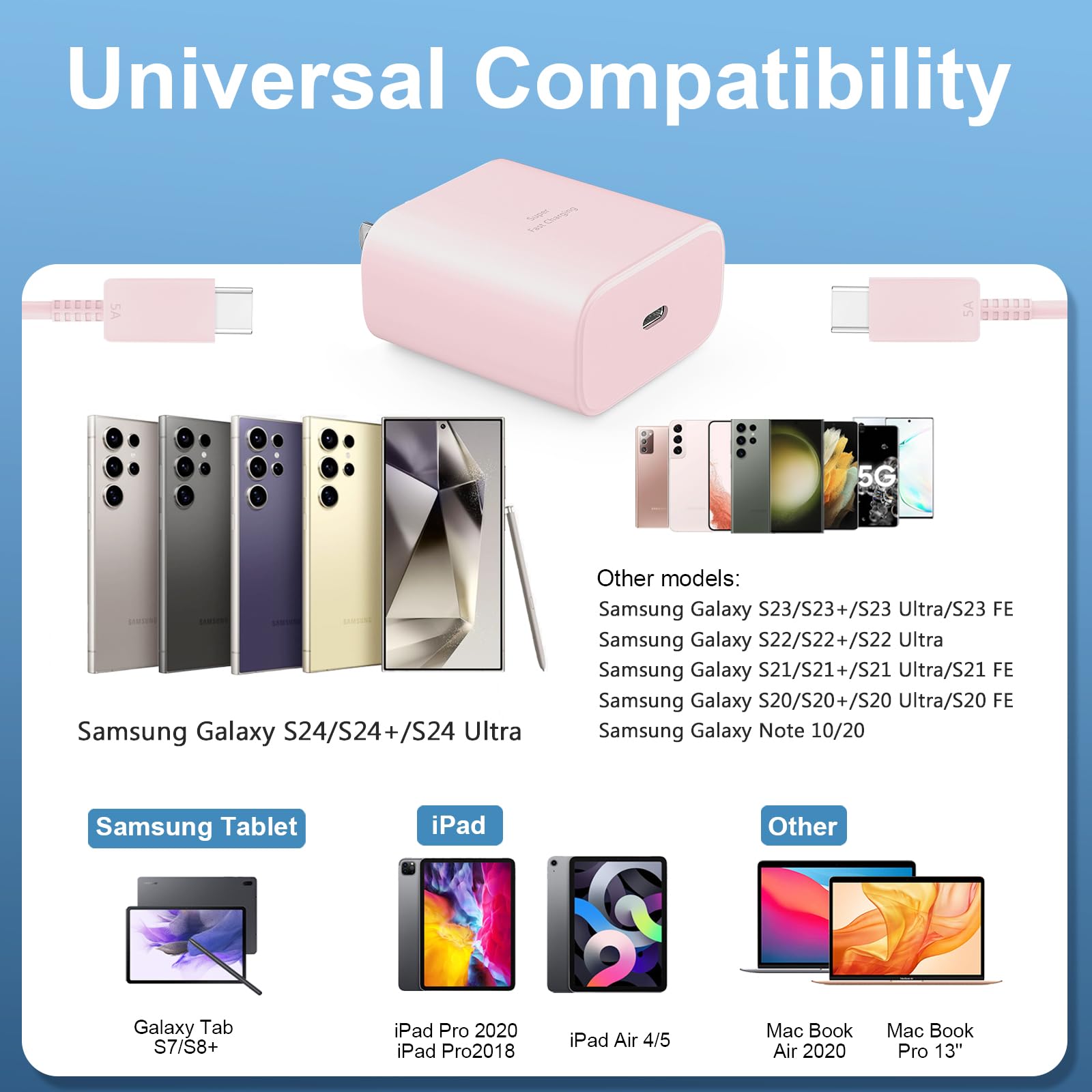Foto 8 pulgar | Cargador Samsung Super Fast Type-c De 45 W Con Cable De 3 M Para Galaxy - Venta Internacional.