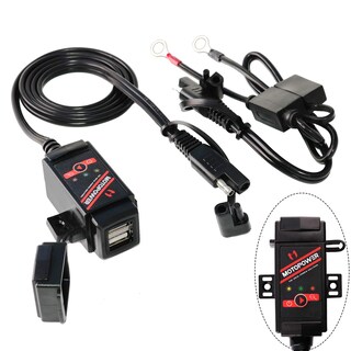 Foto 1 | Adaptador De Doble Puerto Usb Para Motocicleta Motopower Mp0608 3.1a - Venta Internacional.