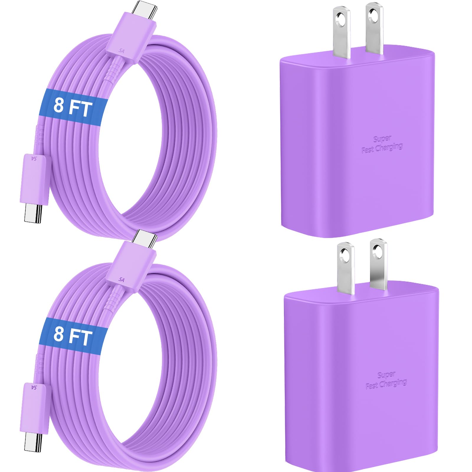 Foto 2 pulgar | Cable Usb Tipo C De Carga Superrápida Charger Ubearkk De 45 W, 8 Pies - Venta Internacional.