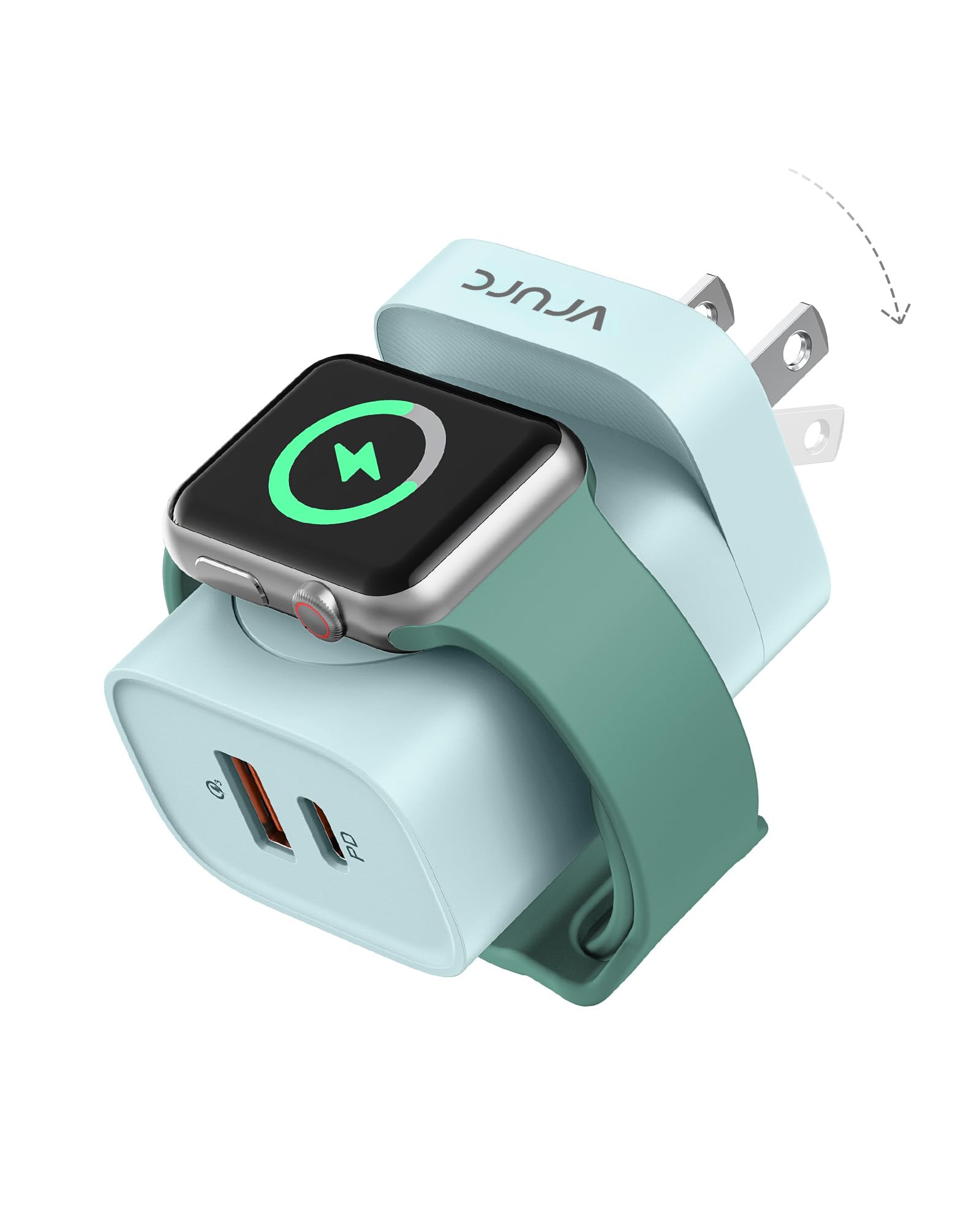 Cargador Inalámbrico Magnético Vrurc Pd 3 En 1 De 20 W Para Apple Watch - Venta Internacional. $894