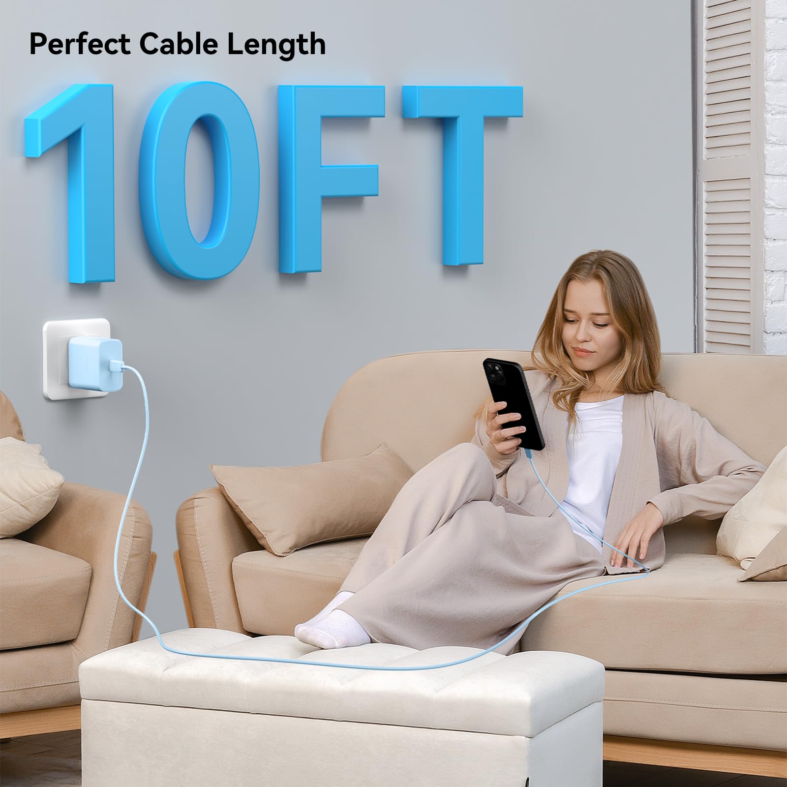 Foto 8 pulgar | Cargador Ubearkk De 45 W De Carga Superrápida Usb-c Para Teléfono 16 - Venta Internacional.