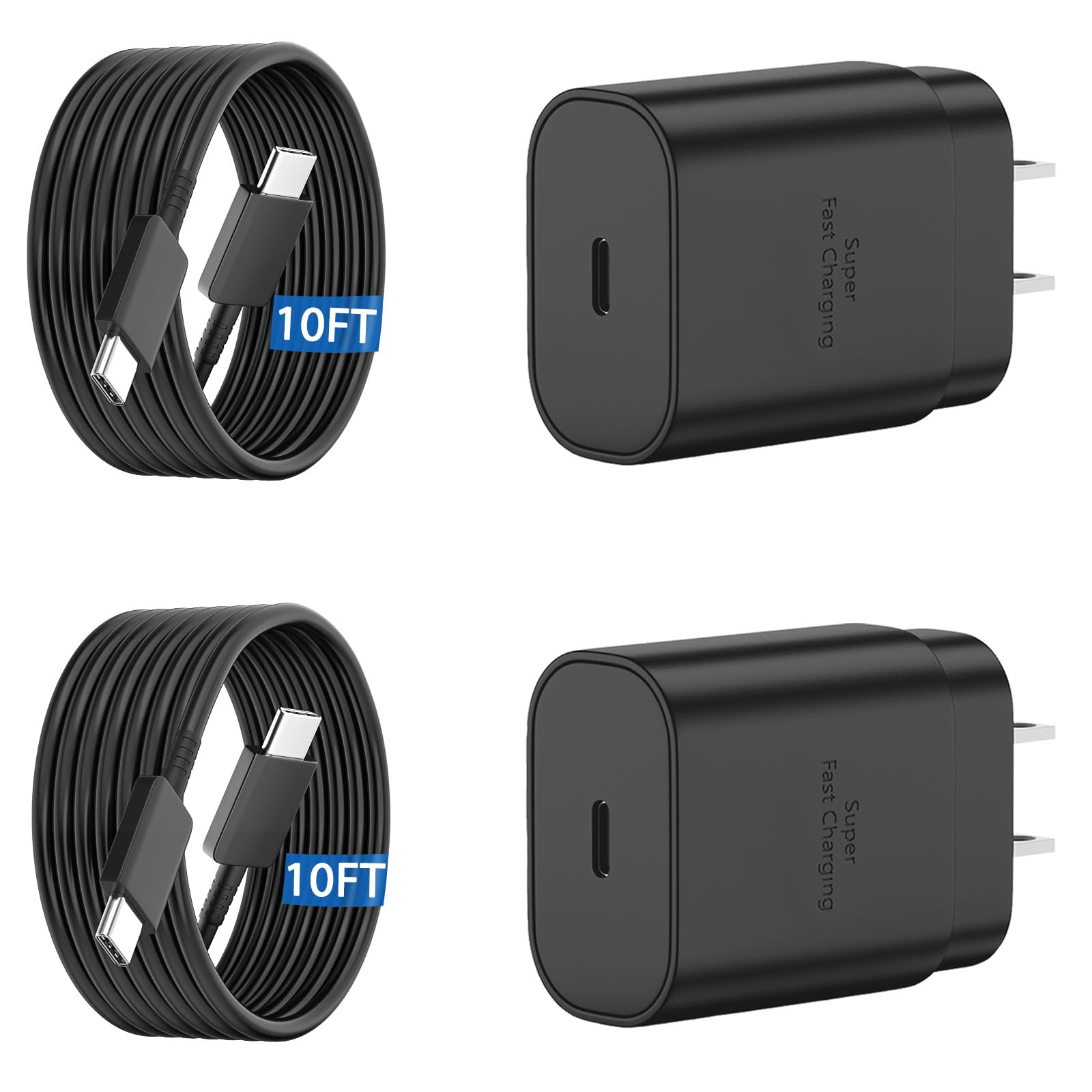 Foto 2 pulgar | Cargador Ubearkk Tipo C, 25 W, Carga Rápida, Cable De 3 M Para Samsung - Venta Internacional.