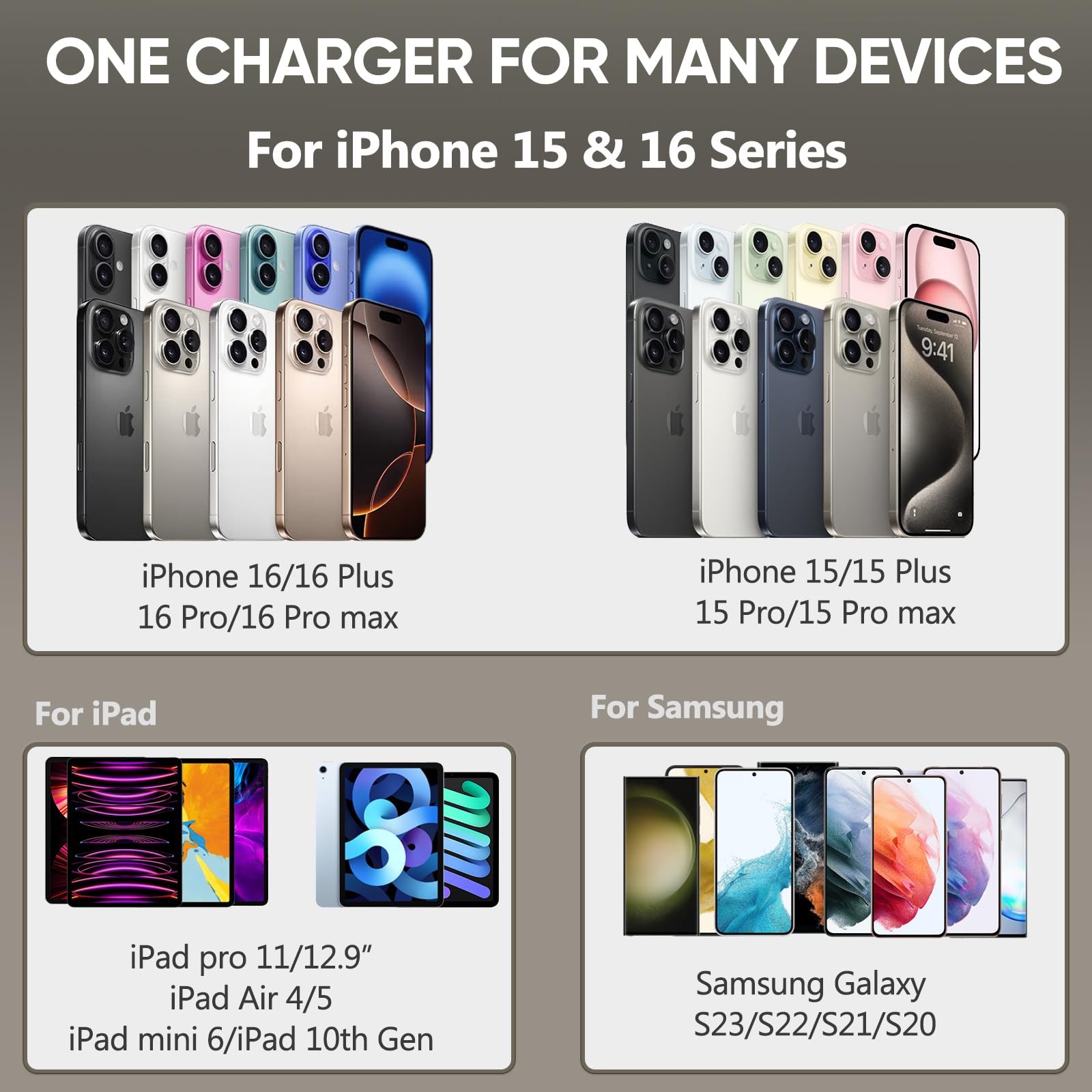 Foto 6 | Cargador Y Cable Usb-c Pd De 20 W Para Iphone 15 Pro Max, Color Rosa - Venta Internacional.