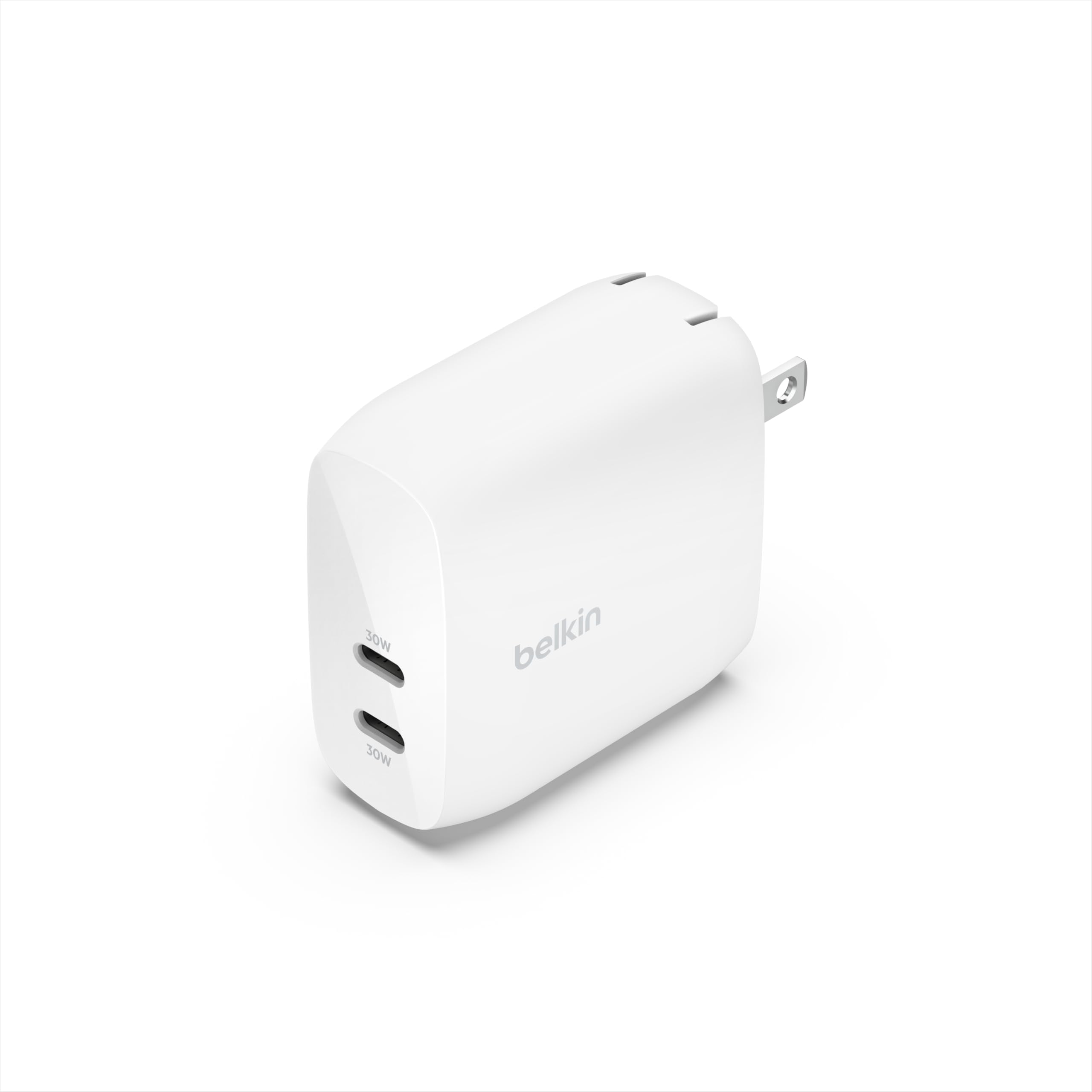 Foto 2 pulgar | Cargador De Pared Belkin Boostcharge Dual Usb-c De 60 W Para Iphone - Venta Internacional.
