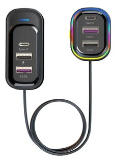 Foto 4 | Cargador para Auto 4 Puertos USB-A y 2 Puertos USB-C Xtellar Turbo 65 W