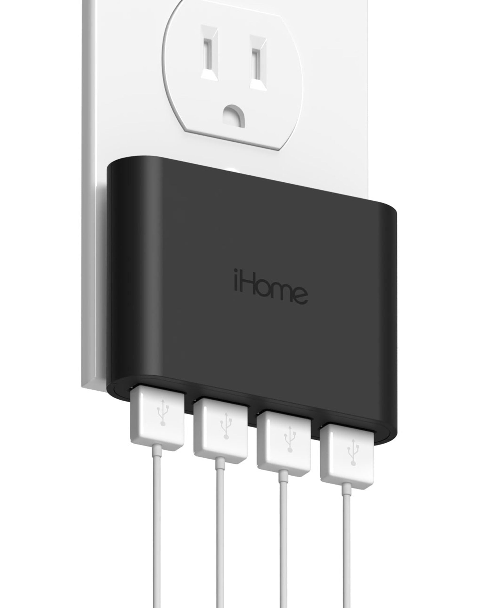 Foto 2 pulgar | Cargador De Pared Usb Ihome Slim Ac Pro Multipuerto De 4 Puertos - Venta Internacional.