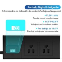 Foto 3 pulgar | Inversor De Corriente Para Auto 200w: Convierte Tu Coche En Una Estación De Energía Portátil