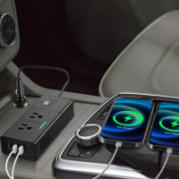 Foto 9 pulgar | Inversor De Corriente Para Auto 200w: Convierte Tu Coche En Una Estación De Energía Portátil