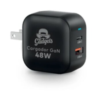 Foto 2 | Mr. Gadgets Cubo Adaptador De Corriente Power Cube 48w Cargador Carga Ultra Rápida Pd Qc Gan 2 Puertos Usb-c