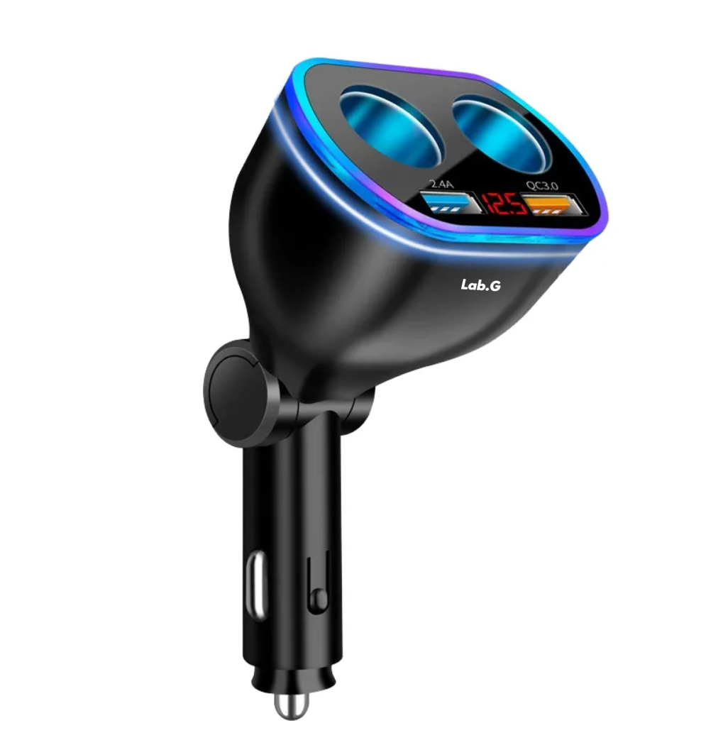 Foto 2 pulgar | Cargador De Auto Usb Para Celulares Con 2 Puertos Rápidos