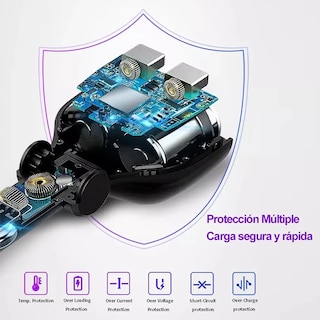Foto 6 | Cargador De Auto Usb Para Celulares Con 2 Puertos Rápidos
