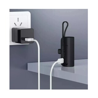 Foto 3 | Power Bank Inalámbrica 5000mah Ultra Mini Tipo C/ Lightning Eo Safe Imports Esi-4829 color Negra
