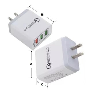 Foto 3 | Cargador De Pared Hotshot Mxgel-001 1 Pieza Blanco Y Gris