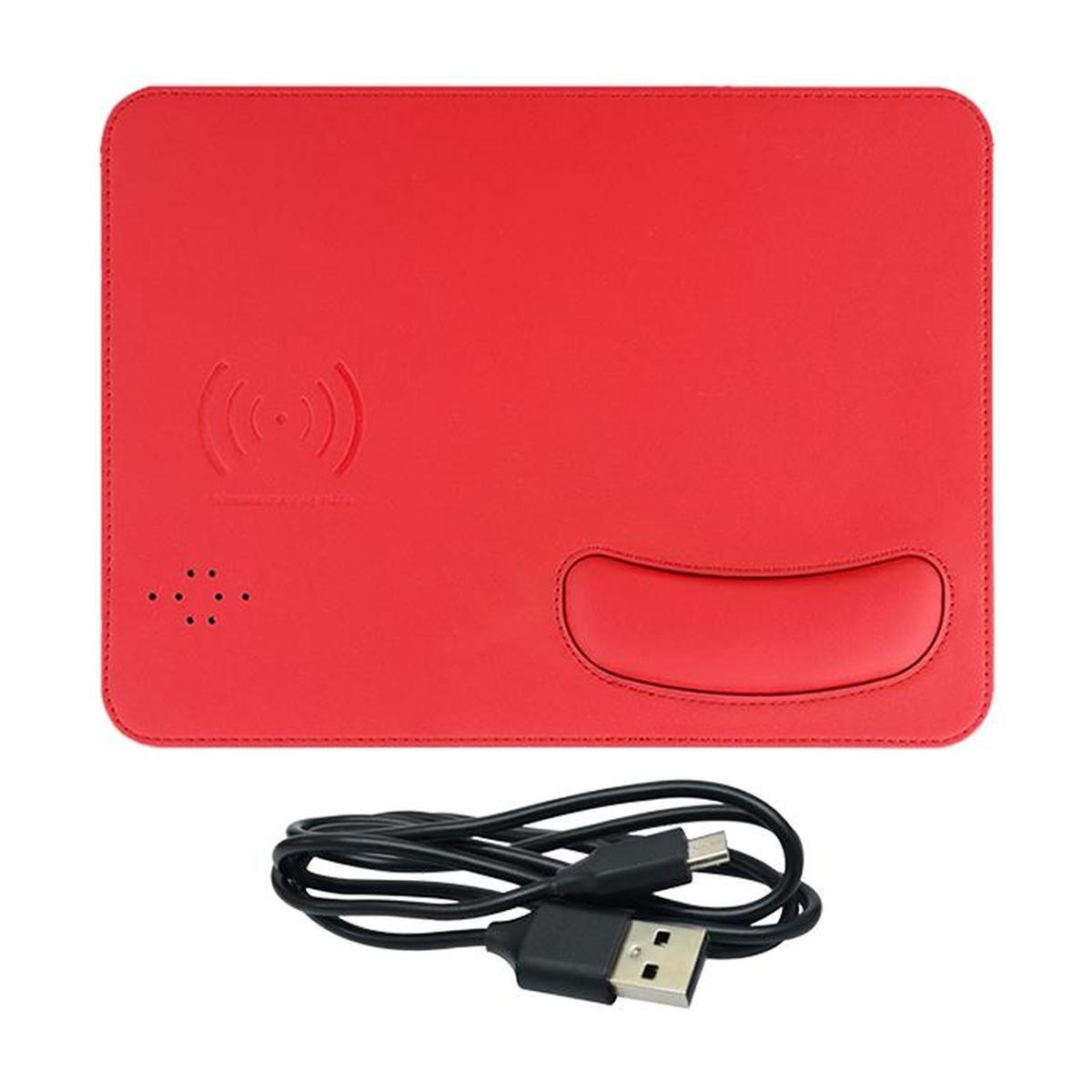 Mouse Pad Con Carga Inalámbrica Hotshot Mxcnf-005 1 Pieza Rojo