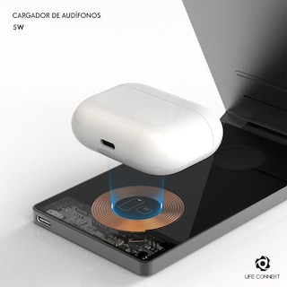 Foto 8 | Cargador Inalámbrico Life Connekt para Celular de 15 W