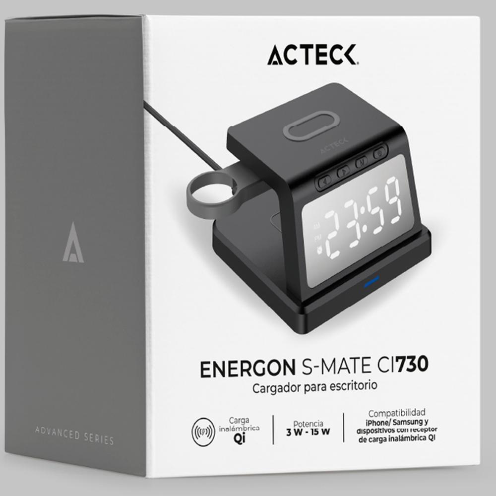 Foto 5 | Cargador Inalambrico Acteck Energon S-mate Ci730 Iphone Iwatch Airpods Usb- C Ac-937146 Color Negro