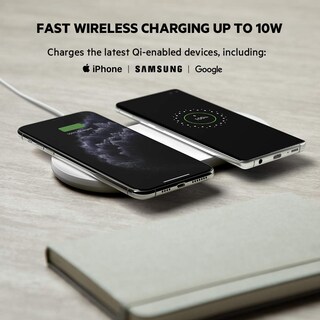 Foto 3 | Venta Internacional - Base de Carga Inalámbrica Belkin Quick Charge Dual 10w Qi-CE