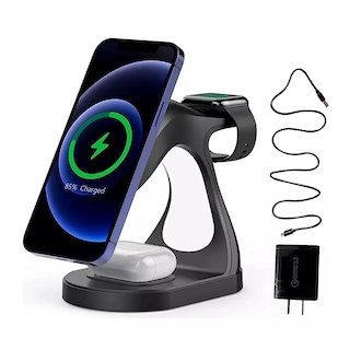 Foto 4 | Cargador Inalámbrico 15w Apple Watch Negro